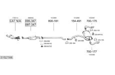Výfukový systém BOSAL SYS27558