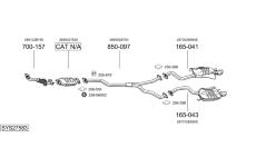 Výfukový systém BOSAL SYS27583
