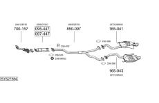 Výfukový systém BOSAL SYS27584