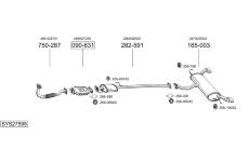Výfukový systém BOSAL SYS27595