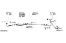 Výfukový systém BOSAL SYS27596
