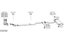 Výfukový systém BOSAL SYS27599