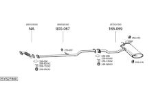 Výfukový systém BOSAL SYS27600