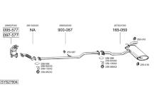 Výfukový systém BOSAL SYS27604