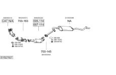 Výfukový systém BOSAL SYS27627