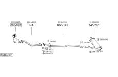 Výfukový systém BOSAL SYS27631