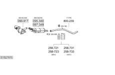 Výfukový systém BOSAL SYS27670