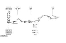 Výfukový systém BOSAL SYS27683