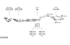 Výfukový systém BOSAL SYS27688