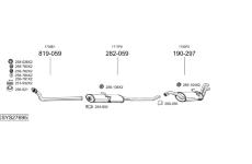Výfukový systém BOSAL SYS27695