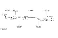 Výfukový systém BOSAL SYS27729