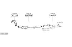 Výfukový systém BOSAL SYS27731