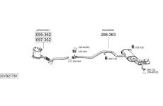 Výfukový systém BOSAL SYS27781