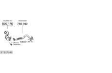 Výfukový systém BOSAL SYS27788