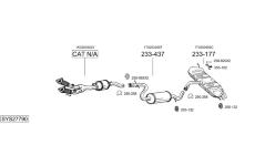 Výfukový systém BOSAL SYS27790