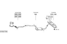 Výfukový systém BOSAL SYS27793