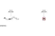 Výfukový systém BOSAL SYS27812