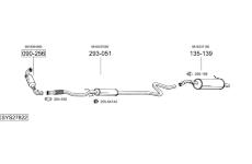 Výfukový systém BOSAL SYS27822