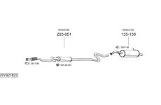 Výfukový systém BOSAL SYS27823