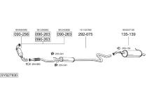 Výfukový systém BOSAL SYS27830