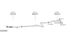 Výfukový systém BOSAL SYS27987