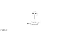 Výfukový systém BOSAL SYS28043