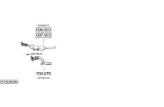 Výfukový systém BOSAL SYS28080