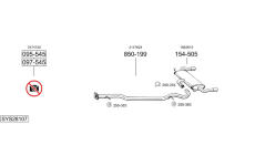 Výfukový systém BOSAL SYS28107