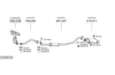 Výfukový systém BOSAL SYS28153