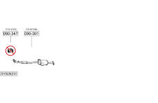 Výfukový systém BOSAL SYS28231