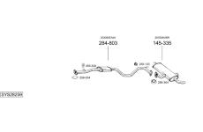 Výfukový systém BOSAL SYS28259