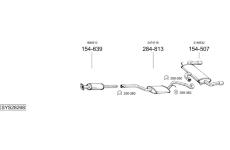 Výfukový systém BOSAL SYS28268