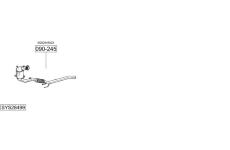 Výfukový systém BOSAL SYS28499