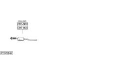 Výfukový systém BOSAL SYS28567