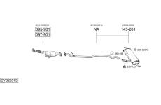 Výfukový systém BOSAL SYS28573