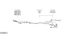 Výfukový systém BOSAL SYS28577