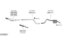 Výfukový systém BOSAL SYS28587