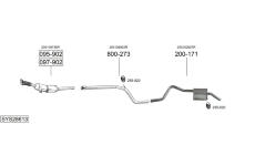 Výfukový systém BOSAL SYS28613