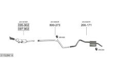 Výfukový systém BOSAL SYS28615