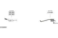 Výfukový systém BOSAL SYS28639