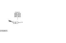 Výfukový systém BOSAL SYS28675