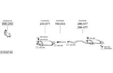 Výfukový systém BOSAL SYS28738