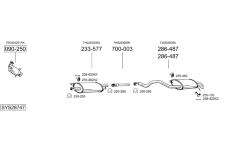 Výfukový systém BOSAL SYS28747