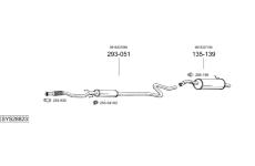Výfukový systém BOSAL SYS28823