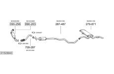 Výfukový systém BOSAL SYS28840