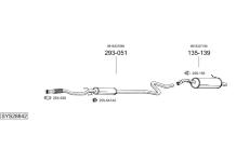 Výfukový systém BOSAL SYS28842