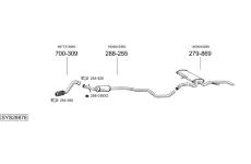 Výfukový systém BOSAL SYS28878