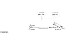 Výfukový systém BOSAL SYS29205