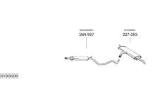 Výfukový systém BOSAL SYS29209