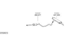 Výfukový systém BOSAL SYS29214